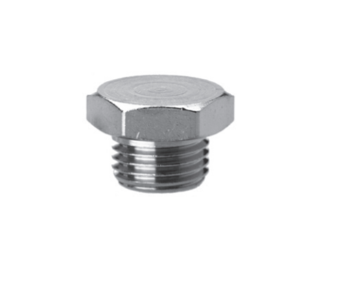 Adapter BSPT Plocóid Blanking 1/4 Snáithe