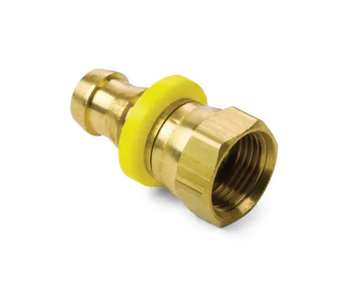 284 Brúigh -on Hose Barb go Mná SAE 45 ° Swivel