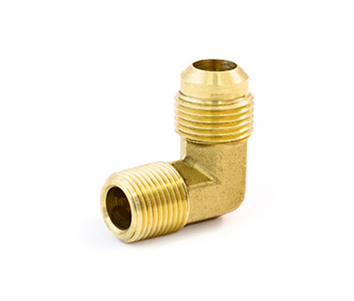 49# Sae 45 ° Flare brionnaithe 90 ° Feistis Flare Práis Elbow Fireann